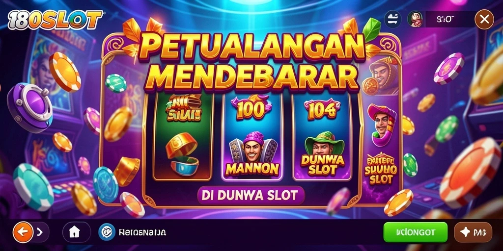 Tampilan gameplay seru dari 180SLOT di dunia petualangan
