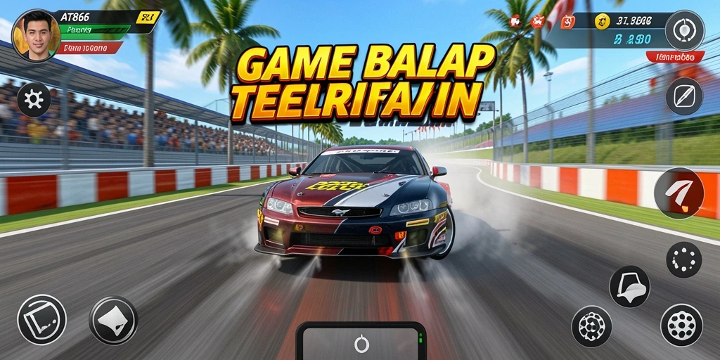Tampilan gameplay Racing yang seru dan penuh aksi.