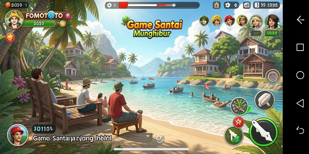 Tangkapan layar FOMOTOTO memperlihatkan gameplay yang seru dan interaktif.