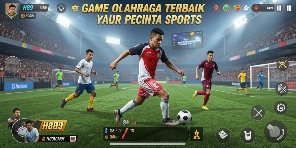 Tampilan gameplay H89 yang memukau dalam pertandingan olahraga.