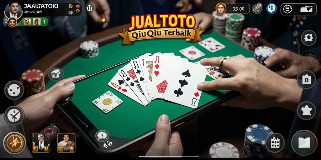 Tampilan utama aplikasi JUALTOTO dengan gameplay yang seru.