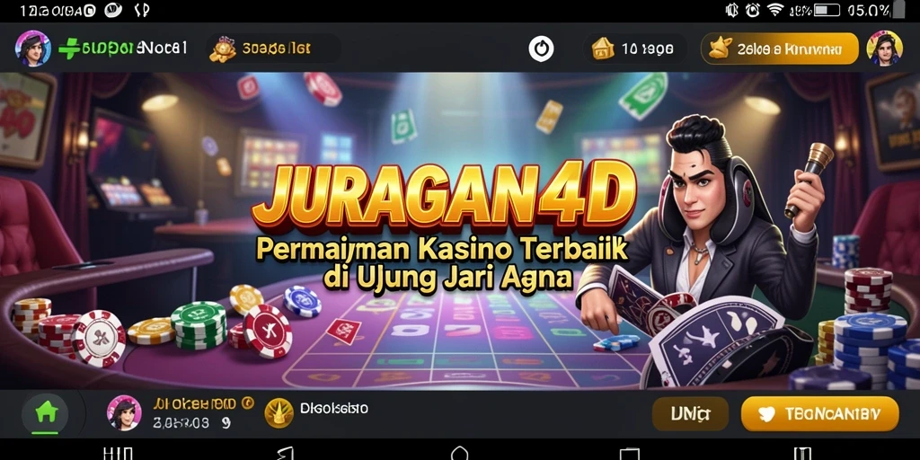 Tampilan gameplay menarik di JURAGAN4D dengan berbagai pilihan permainan Kasino.