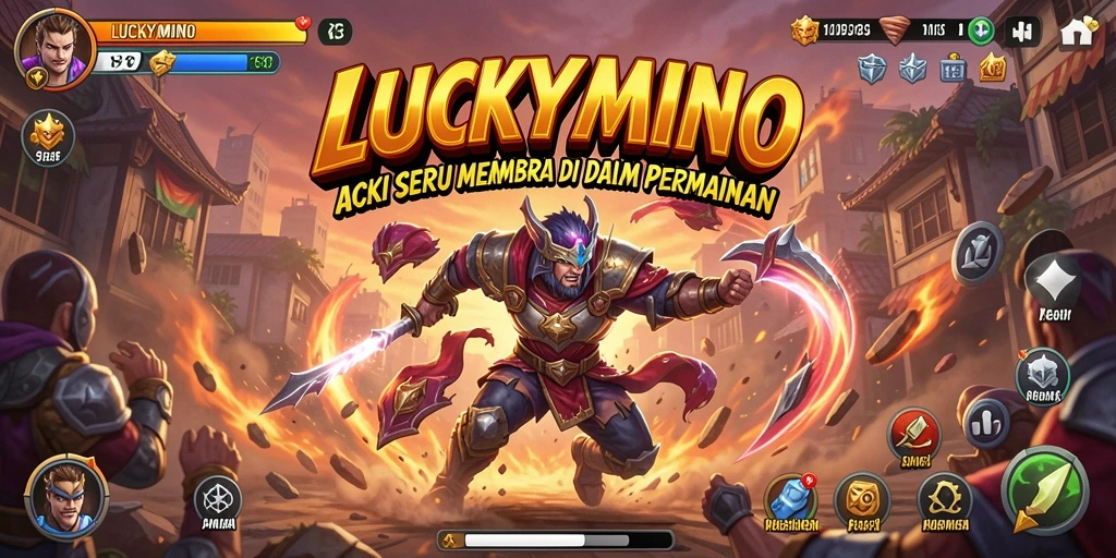 Tampilkan aksi seru dan tantangan menegangkan dalam LUCKYMINO.