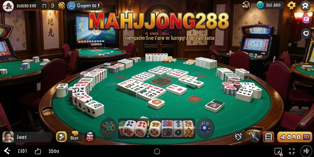 Gameplay seru dari MAHJONG288 dalam suasana Live Casino.