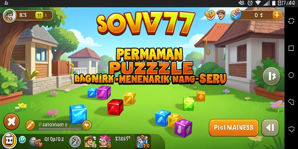 Tampilan gameplay menarik dari SOV777 dengan beragam tantangan puzzle.