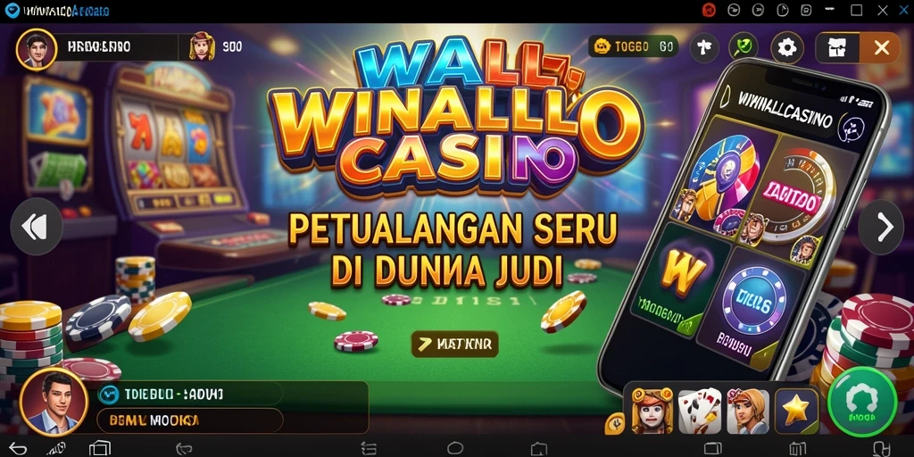 Tampilan gameplay seru di WINALLCASINO, temukan keseruan petualangan judi!