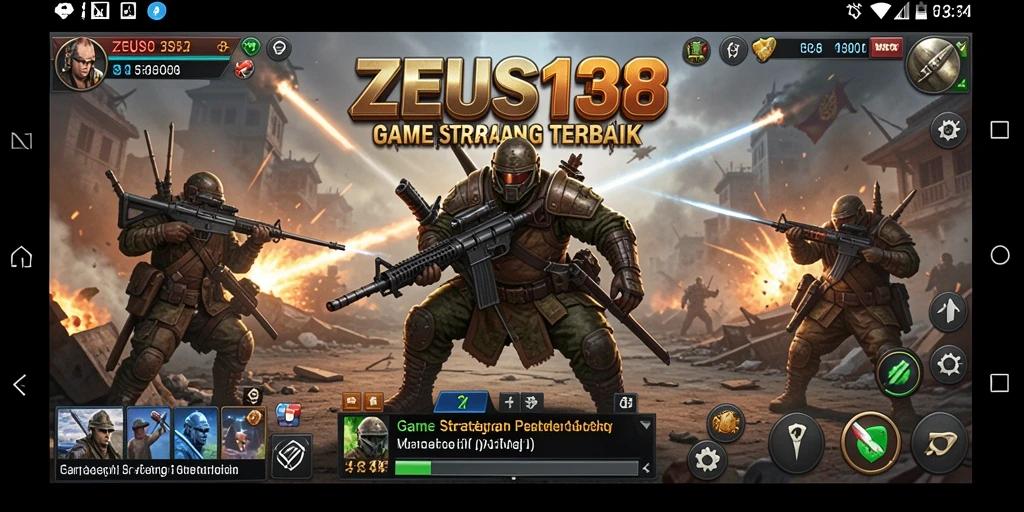 Tampilan gameplay menegangkan dan seru di ZEUS138.